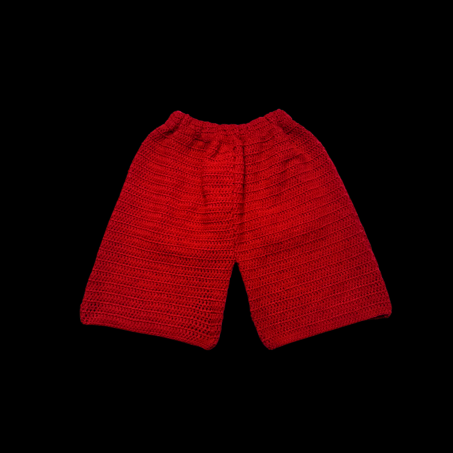 Dos Mil Red Crocheted Short