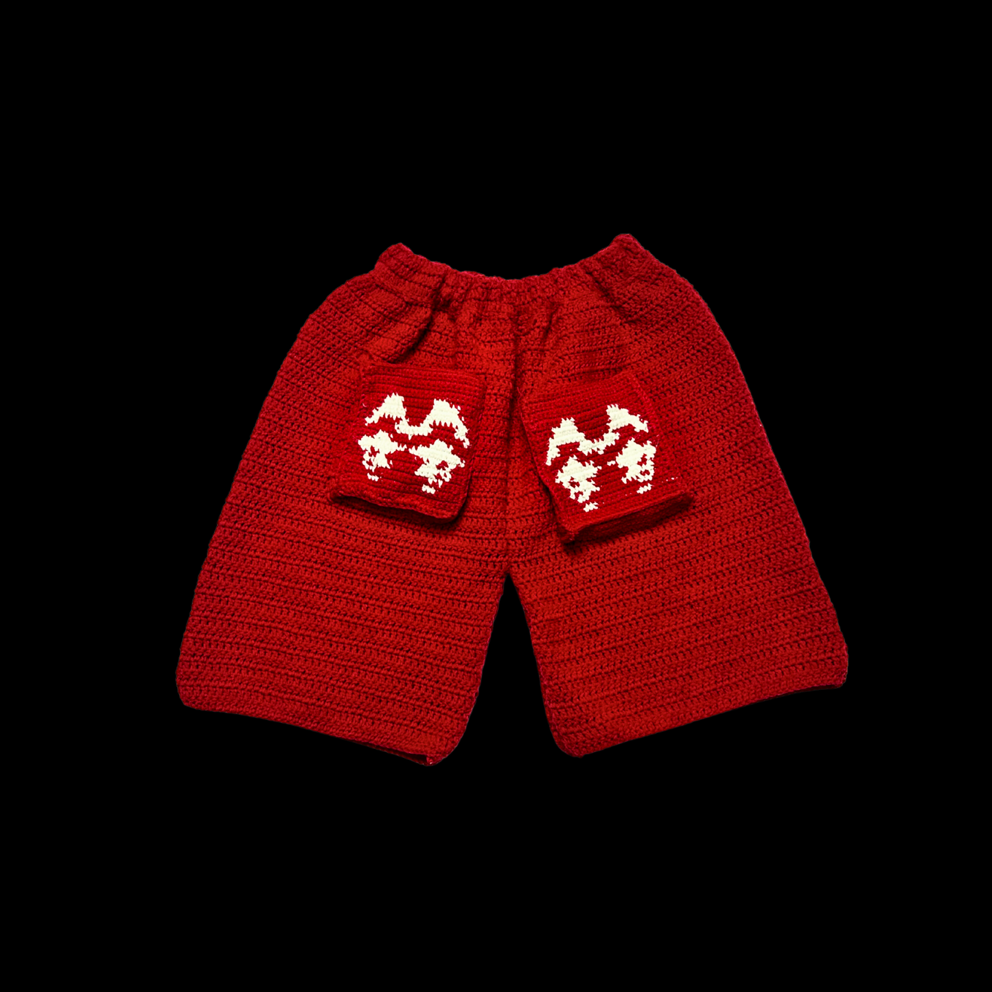 Dos Mil Red Crocheted Short
