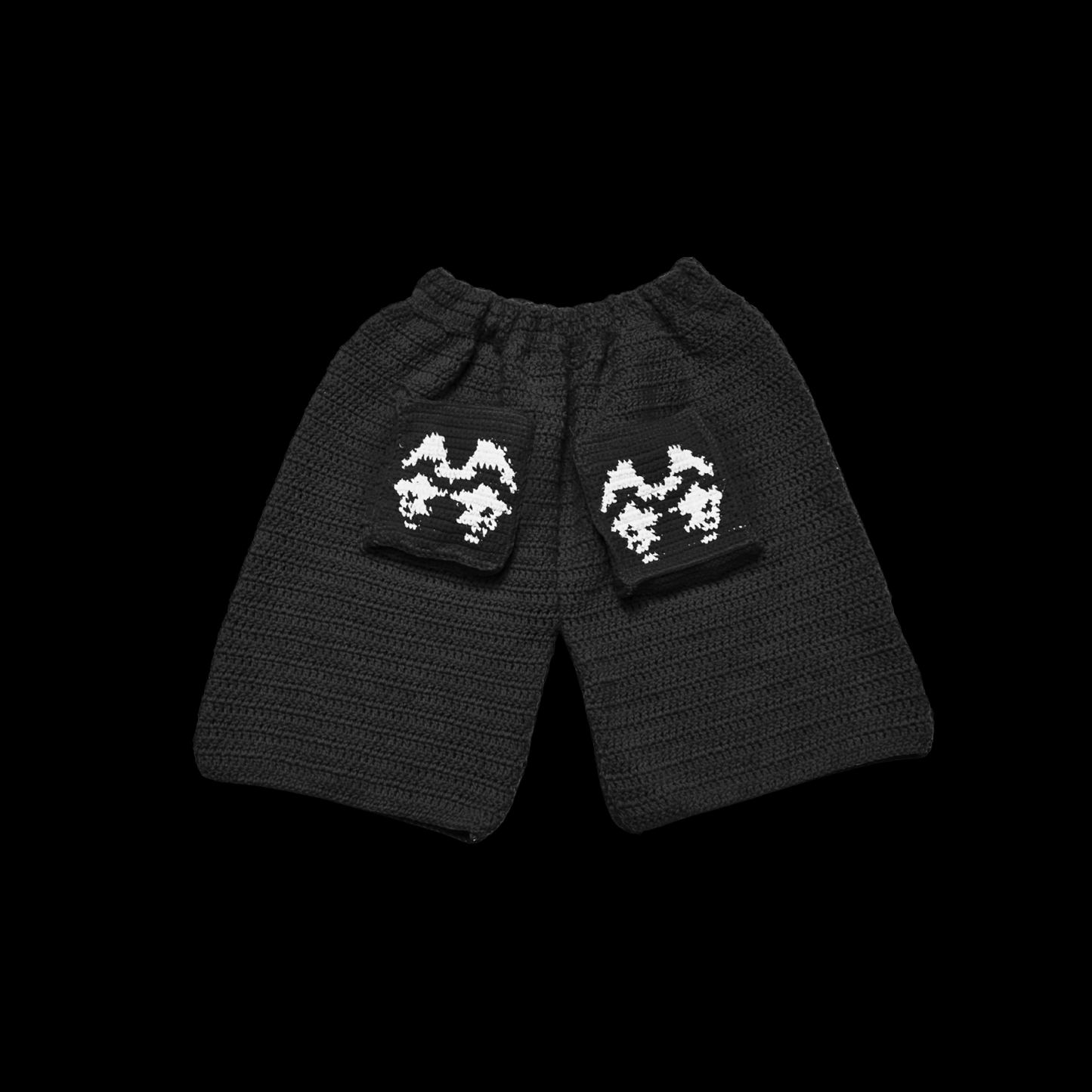 Dos Mil Black Crocheted Short