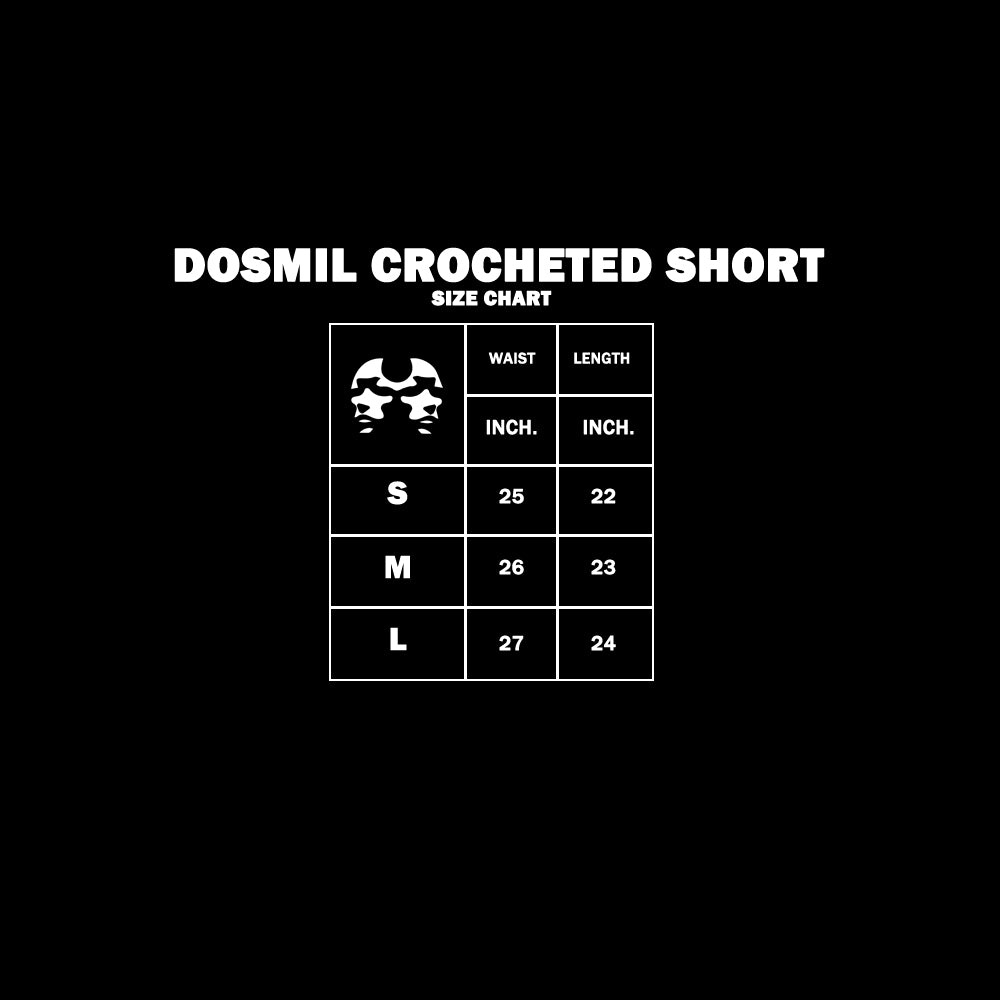 Dos Mil Red Crocheted Short