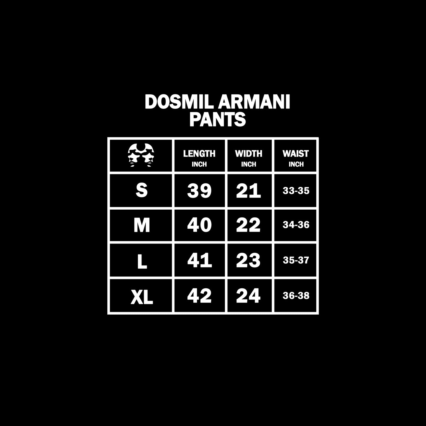Dos Mil Armani Black Pants