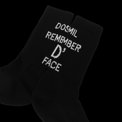 Dos Mil Remember D' Face Black Socks