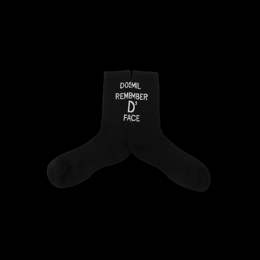 Dos Mil Remember D' Face Black Socks