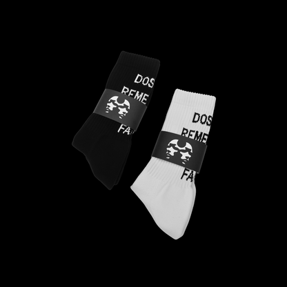 Dos Mil Remember D' Face Black Socks