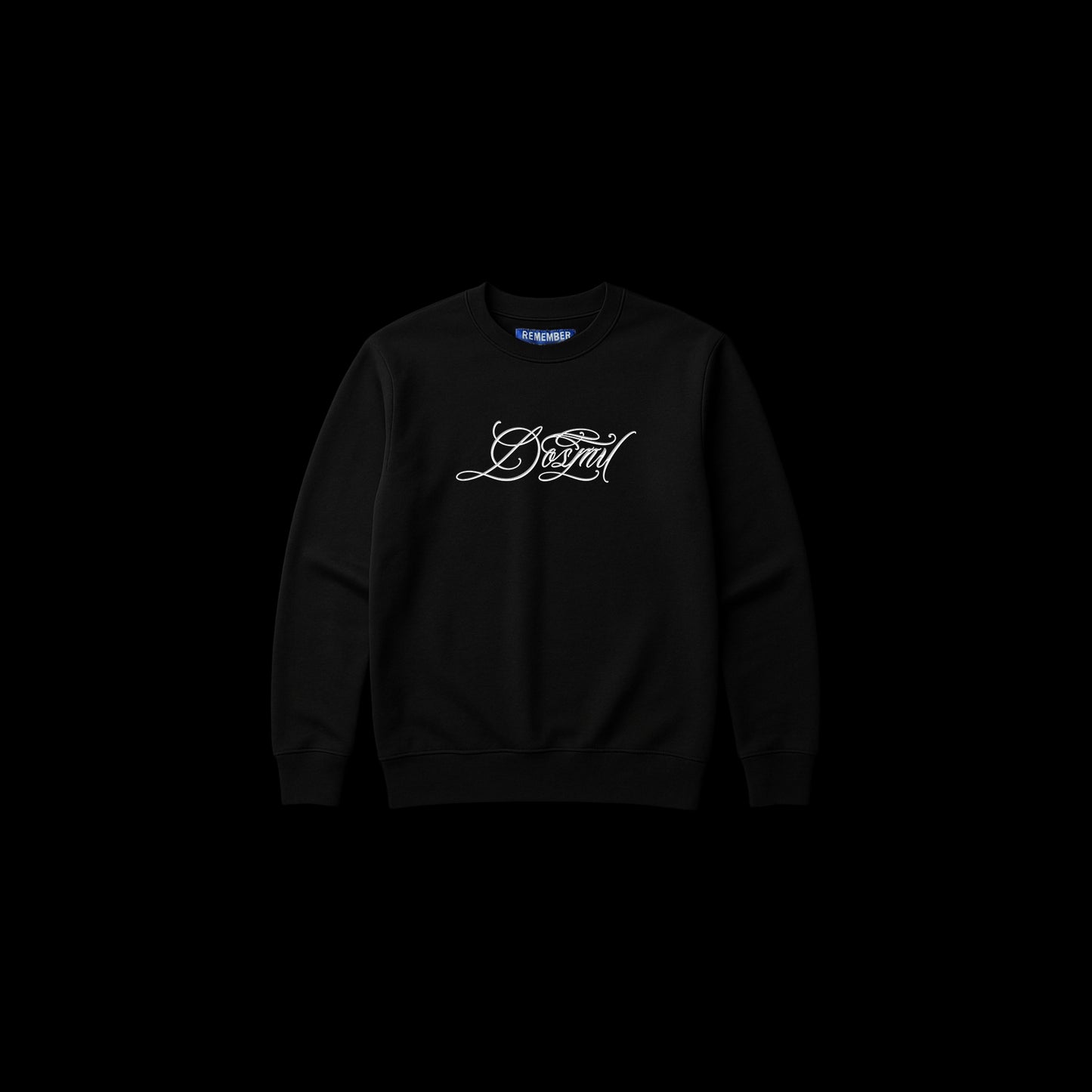 Dos Mil Black Handstyle Crewneck