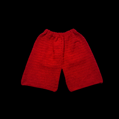 Dos Mil Red Crocheted Short