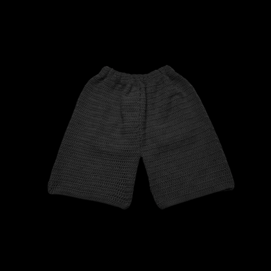 Dos Mil Black Crocheted Short