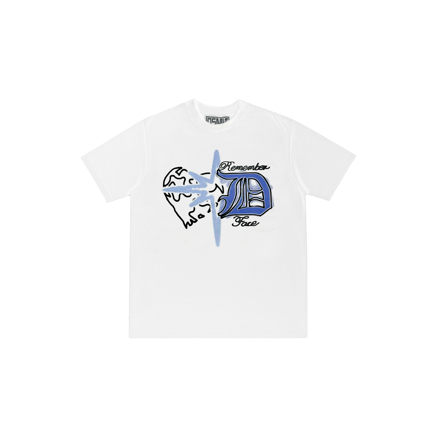 Dos Mil Blue Airbrush Tee