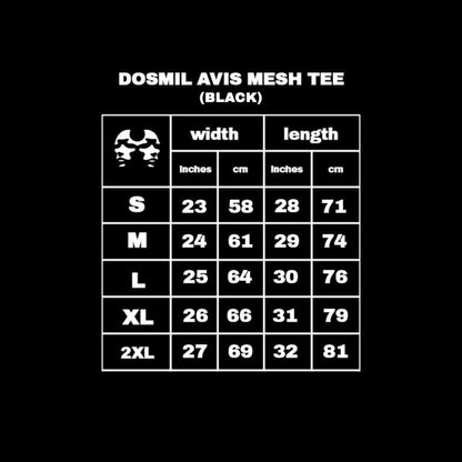 Dosmil Avis Mesh Tee (Black)