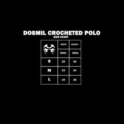 Dos Mil Red Crocheted Polo