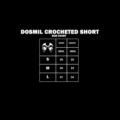 Dos Mil Red Crocheted Short