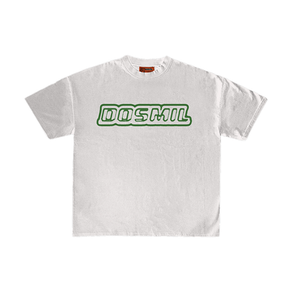 Dosmil Green Ink White Tee Shirt