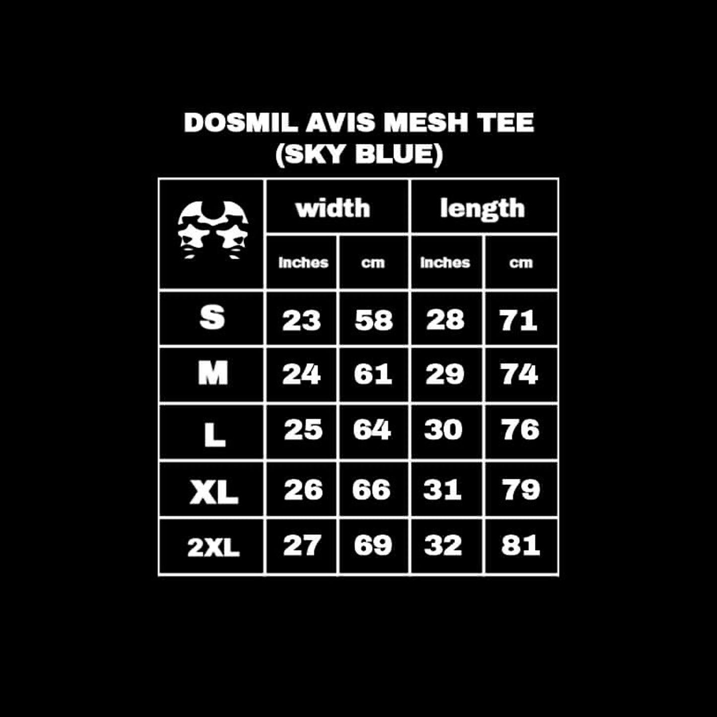 Dosmil Avis Mesh Tee (Sky Blue)