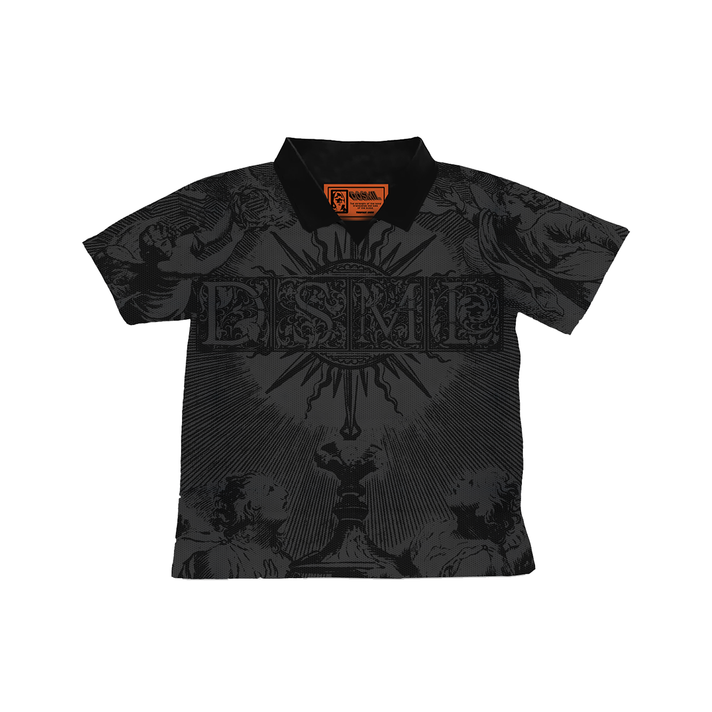 Dosmil Holy Grail Football Jersey (Black & Gray)