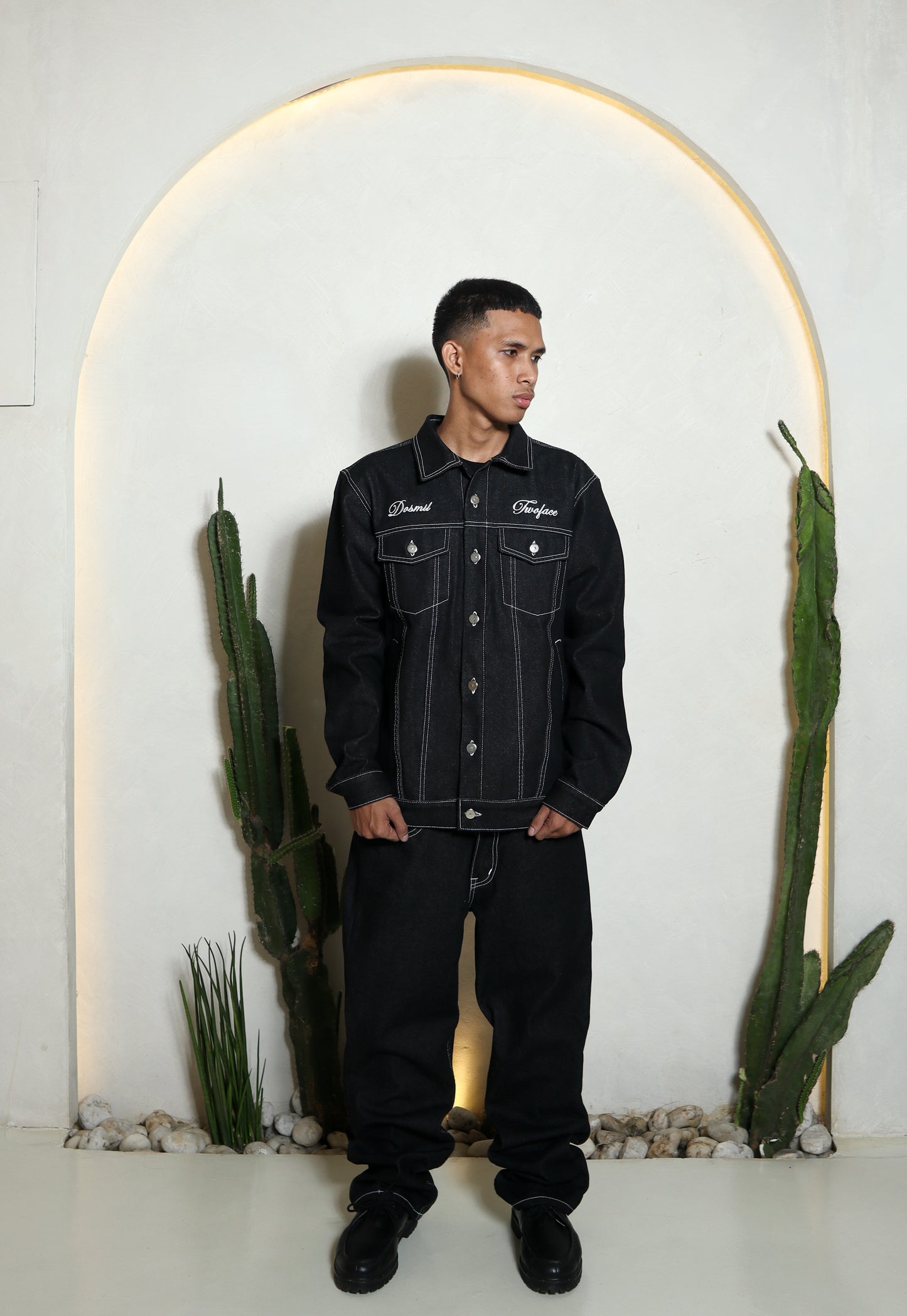 Dos Mil Black Denim Jacket