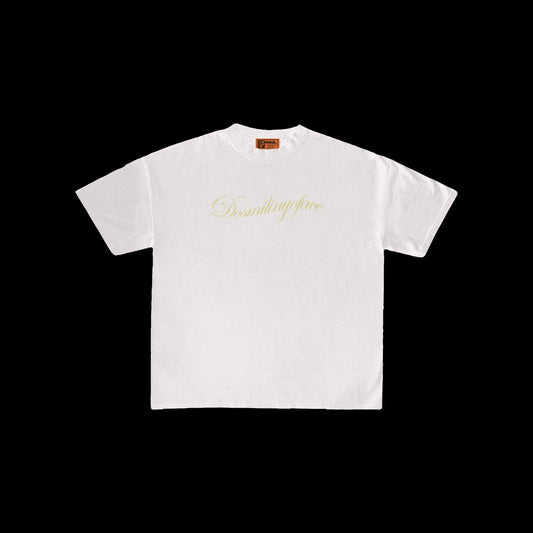 Dosmil Embroidered Dosmilinyoface Tee (White)