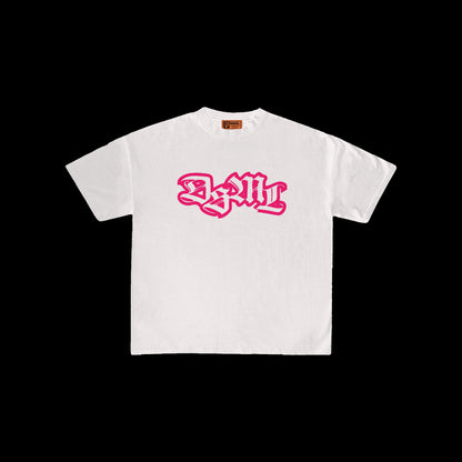 Dosmil DSML Logo Tee (Pink + White)