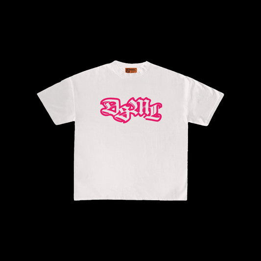 Dosmil DSML Logo Tee (Pink + White)